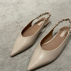 Topshop sling back Nude pointed toe. NWT! Size 38 (8). Never worn.